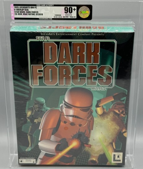 Star Wars Dark Forces IBM PC CD ROM Sealed New VGA 90+ Graded Lucas Arts